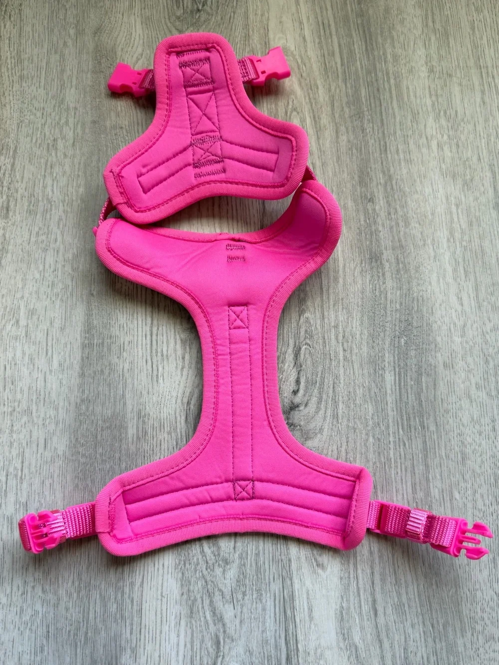 Pets / Small Dog Harness - Adjustable Pink Padded with Snap Buckles - size XS